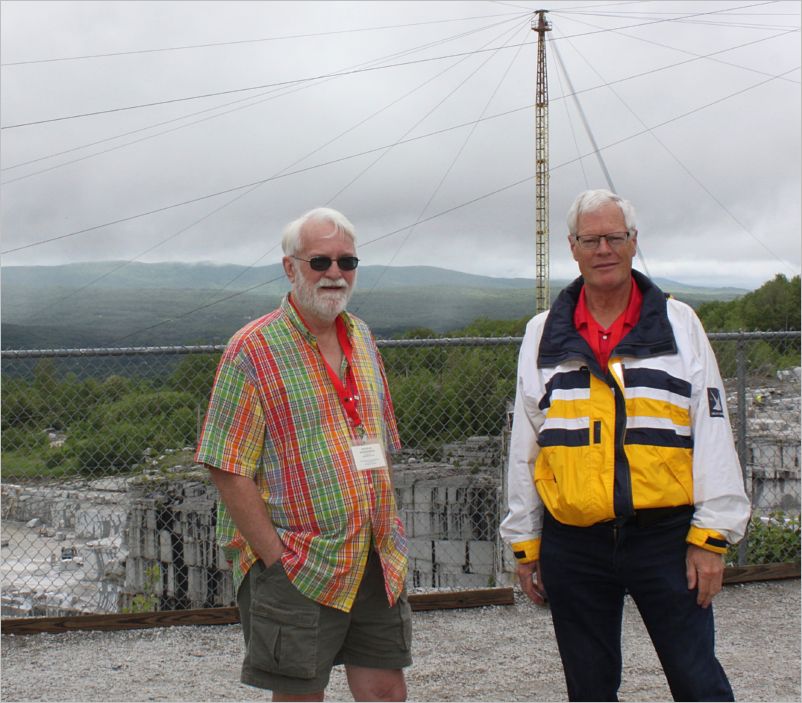 Granite quarry tour  /  Doug and Tom